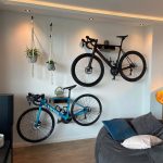 Support mural pour vélo bois et aluminium étagère noir S RACK | Decathlon