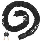 Antivol Velo, Niveau de Sécurité élevé 100CM Cadenas de Bicyclette avec clé, Antivol Moto Cadenas Velo Antivol Chaînes antivol pour Velo Electrique, ...