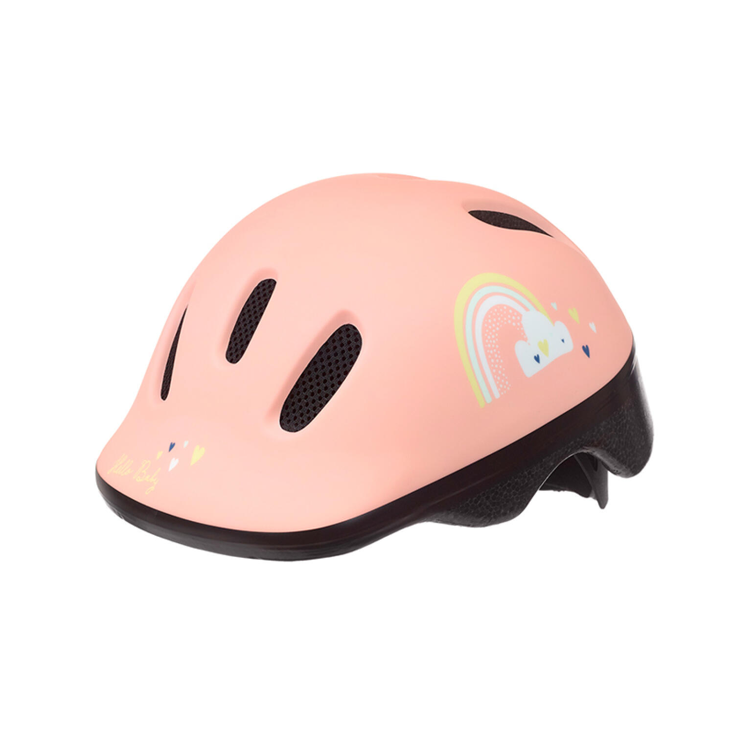 casque-bebe-velo-444imc-1.jpg Casque de vélo pour bébés Confort & Sécurité Arc en ciel Rose – Image 1