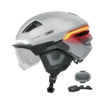 ABUS Casque de vélo Hyp E BL.ACE Argent