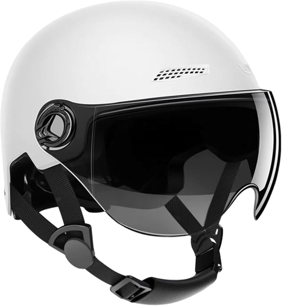 casque-velo-electrique-259vqi-1.jpg Casque Trottinette Electrique Adulte Casque Vélo Électrique avec Visière | Casques Demi Scooter Hautement Protecteu Amortisseurs | Casque pour Vélo ... – Image 1