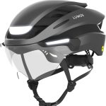 Casque clignotant Lumineux Lumos Ultra E Bike MIPS M L Noir (54 61cm) Avec Visière pour Trottinette Électrique