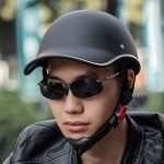 Casque de Vélo Électrique pour Adultes MOJOYCE Style Casquette de Baseball, Protection Solaire et Sécurité