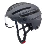 Casque de vélo électrique Commuter, gris foncé | Decathlon