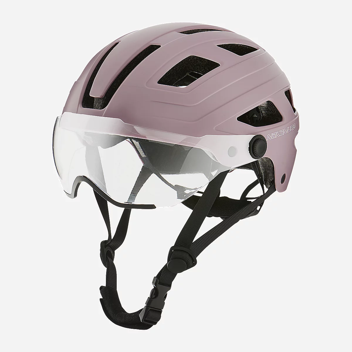 casque-velo-intersport-941mht.webp Casque de vélo adulte Mobilité Visière 25 NAKAMURA – Image 1