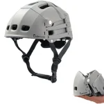 Casque vélo Overade CASQUE PLIANT ZOOM S/M GRIS 10031GY500 | Darty