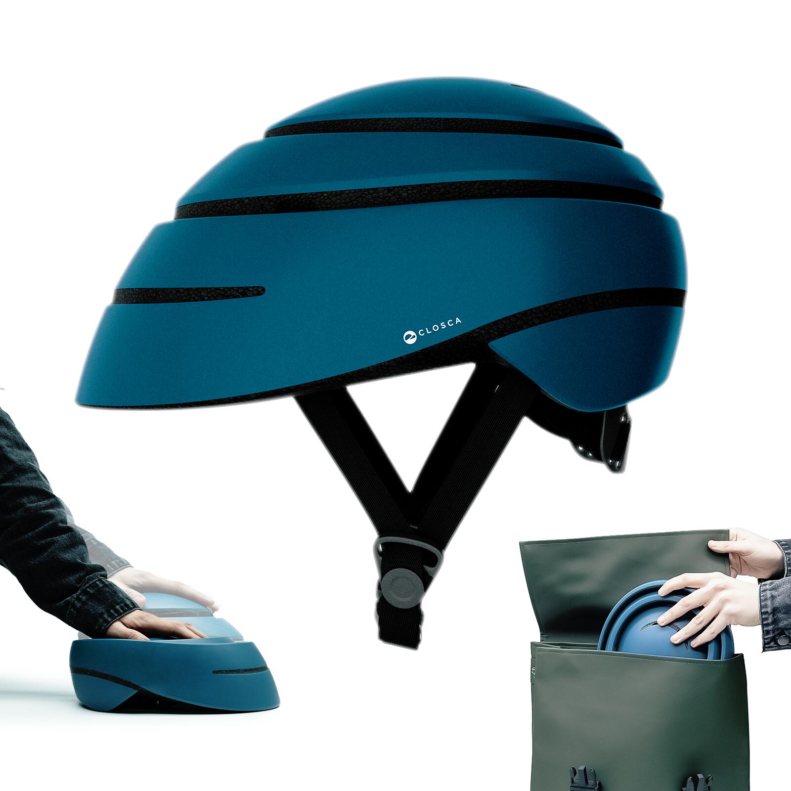 casque-velo-pliable-684sny.jpg Casque de vélo et de scooter. Casque pliable urbain | Decathlon – Image 1