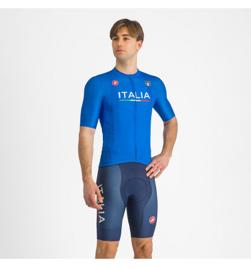 castelli-cuissard-011tzr-1.jpg CASTELLI cuissard à bretelles homme Italie JO Paris Competizione 2024 – Image 1