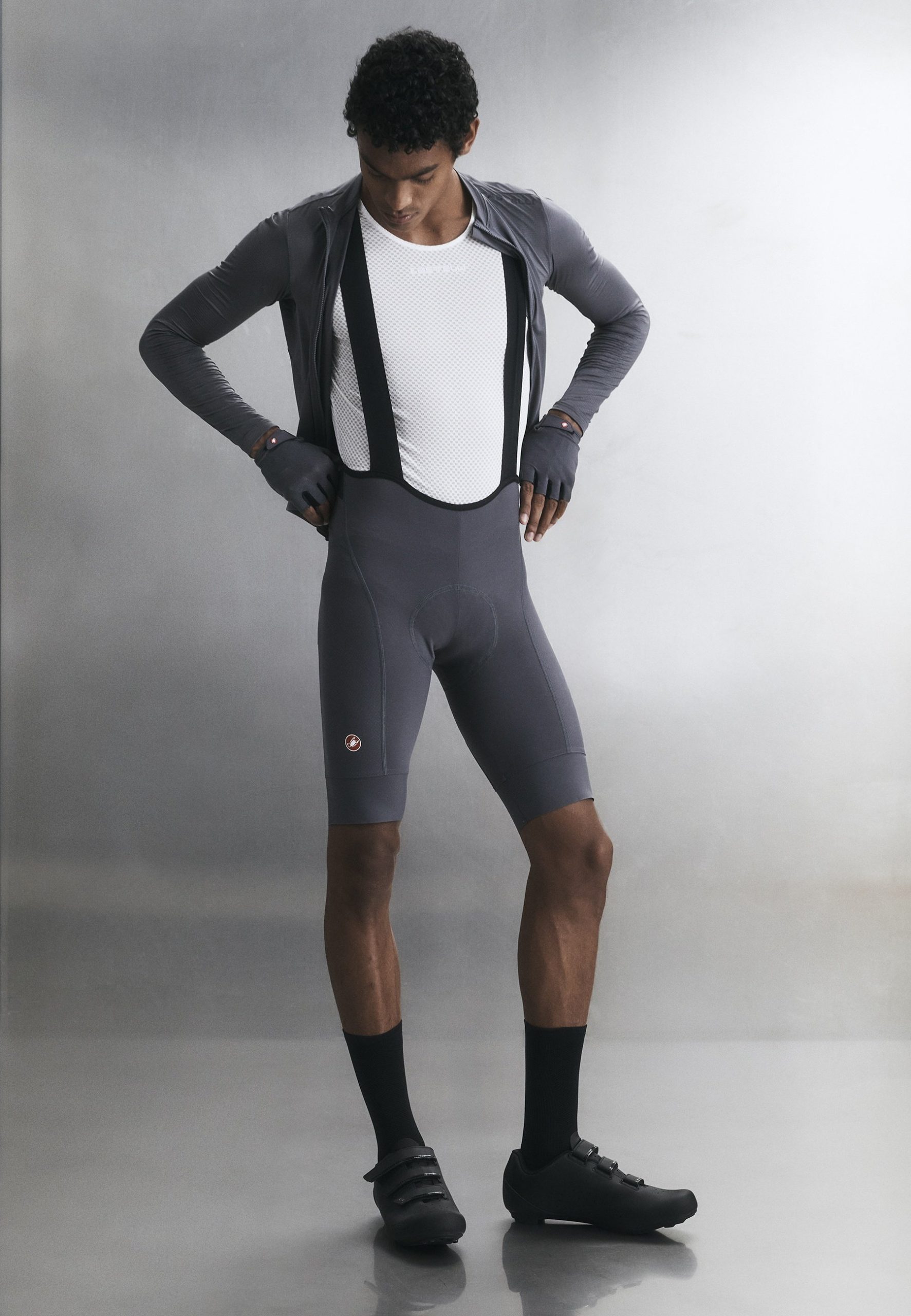 castelli-cuissard-583kib-1.jpg Castelli COMPETIZIONE 2 Collants à bretelles smoky gray/gris foncé ZALANDO.FR – Image 1