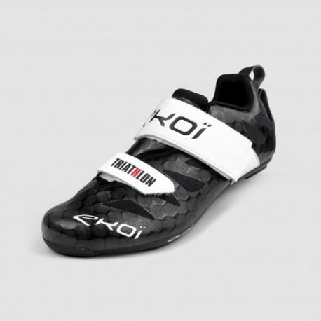 chaussure-velo-triathlon-831wqv-1.jpg Chaussures Triathlon EKOI Tri One Evo2 Noires – Image 1