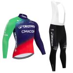 Ensemble cuissard vélo et maillot cyclisme hiver équipe pro DECATHLON 2026 Tenuevelo.com