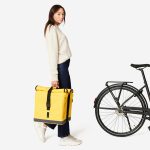 Sacoche double velo 2x20l 500 beige
