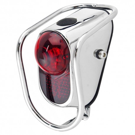 feu-arriere-velo-389fpq-1.jpg Feu arrière acier classique garde boue vélo custom avec protection lampe LED cycle ville vintage – Image 1
