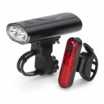 Montis Set d'éclairage LED rechargeable pour vélo MT107 Eclairage arrière + Eclairage avant (set) 270 lm