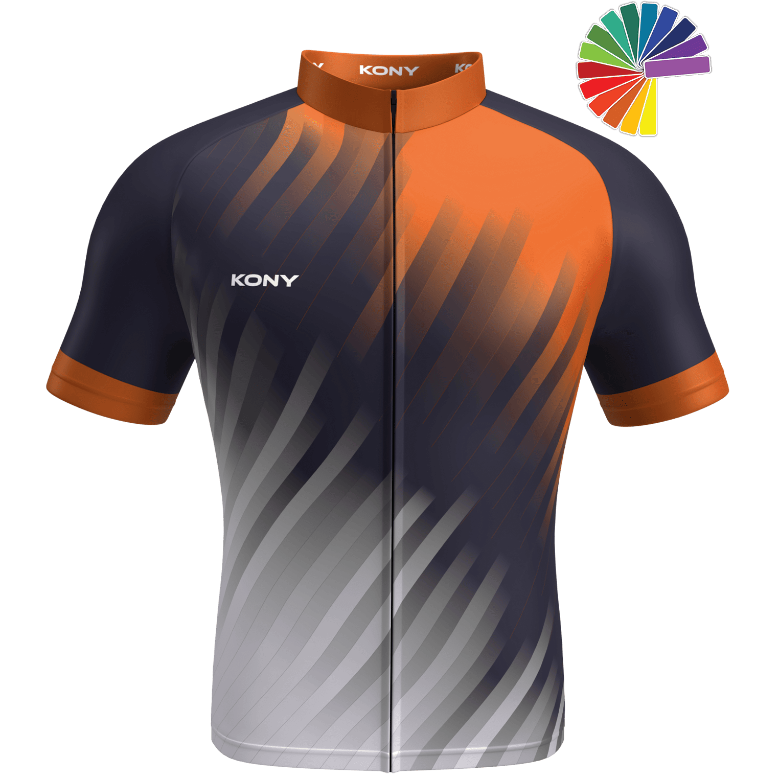 maillot-velo-homme-069zzm.png Maillot cycliste pour homme Performance Roubaix Personnalisé KONY – Image 1