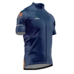 Maillot vélo homme | Marine et Orange | Du XS au 6XL