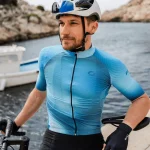 Maillot de cyclisme homme manches courtes AKSEL EVENT PHOSPHENE