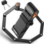 HIPARK Antivol Velo,100cm Cadenas Velo avec Support Portable et 2 Clés : Amazon.fr: Sports et Loisirs