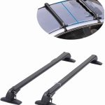 Amazon.fr : Porte Bagages 1 Paire Support Montage Universel pour Toit Voiture Barre Rail Porte Bagages en Aluminium Noir avec Serrure, Support Voiture Barres Toit (Couleur : C)