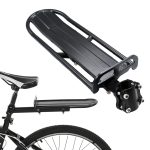 Elepl Porte Bagage Vélo Arrière Réglable Porte Bagage Velo Capacité de Charge Maximale de 10 kg Porte Bagage VTT Alliage Aluminium pour Cyclisme ...