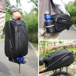 Sacoche imperméable pour porte bagages arrière de vélo
