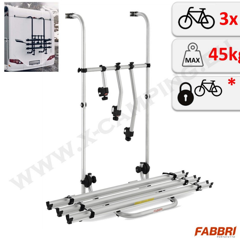 porte-velo-camping-car-683wjk.jpg Porte Vélos Arrière Pour 3 Vélos Bici Ok Camper 95/140 – Image 1