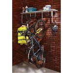 Porte vélos pour le garage Mottez fixation murale capacité 5 vélos charge maxi 75 kg