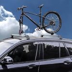 Blueshyhall Bike Mount for Car Roof Bike Bicycle Fork Holder and Rear Wheel Bracket with Quick Release Fork Bracket for Outdoor Bike Transport : ...