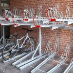 Rack vélo double hauteur Optima V10 Rack à vélos