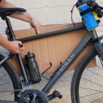 Sacoche de cadre « bikepacking » sur mesure / commande personnalisée