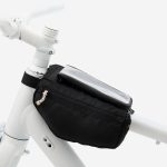 Sacoche de cadre vélo smartphone 2x1L, ACTV 100 noire