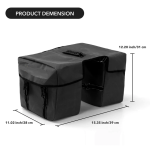 Sacoche pour porte bagages arrière de vélo électrique U2/M10 | isinwheel FR