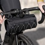 Sacoche de guidon vélo route gravel bikepacking Rollmop Noire