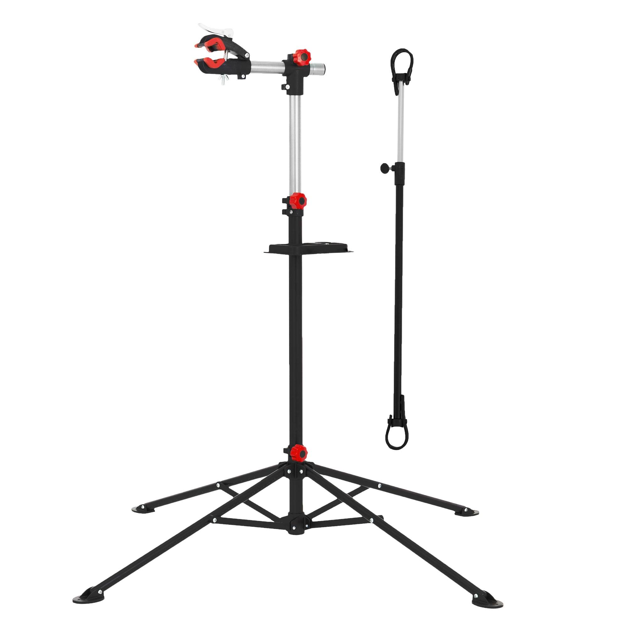 support-velo-atelier-096dpk-1.jpg Support de réparation pour vélo E Bike VTT, en acier, hauteur réglable 105 185 cm, rotation 360°, jusqu'à 50 kg, pied atelier entretien bicyclette Jardiland – Image 1