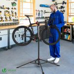 VOUNOT Support de reparation velo Pied d'atelier reglable avec support outils au meilleur prix | E.Leclerc