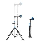 VEVOR Pied d'atelier vélo, hauteur réglable de 835 1440 mm, support de réparation de vélo robuste, charge 29,9 kg, stand de bicyclettes avec plateau à ...