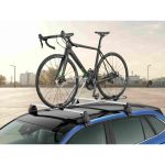 Porte vélo sur barres de toit Skoda