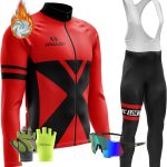 Vêtements Cyclisme Homme Hiver Tenue Cycliste en Polaire Thermique,Coussin Rembourrés en Gel 9D Pantalons Vélo Maillot de Velo VTT Manche Longue Jersey Ensemble de Combinaisons (TYP 1,XXS) : Amazon.fr: Mode