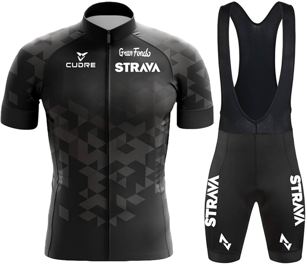vetements-cycliste-099wye-1.jpg Vêtements Cyclisme Pro Homme Tenue Cycliste Manche Courte, Été Jerseys VTT et Cuissard à Bretelle avec 3D Coussin Gel, Cycling Route Respirant Séchage Rapide (1,XXS) : Amazon.fr: Mode – Image 1